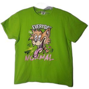 RELENTLESS ONES Everyday Normal Green T Shirt Size Large